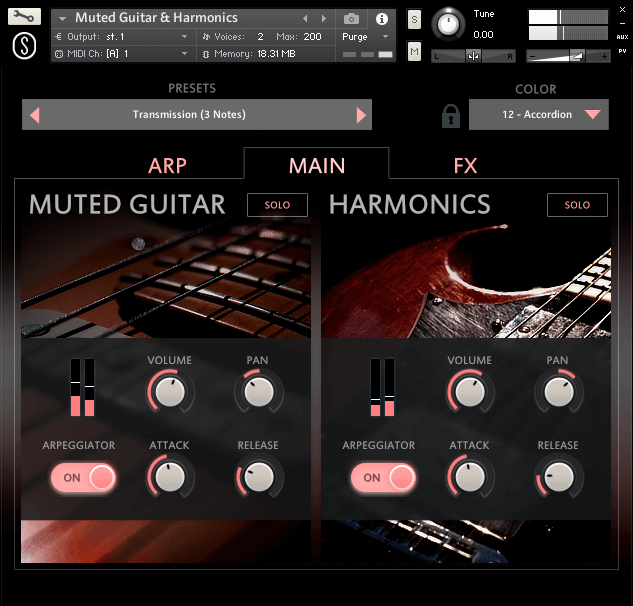 Sonuscore – Origins VOL. 6 MUTED GUITAR & HARMONICS (KONTAKT)