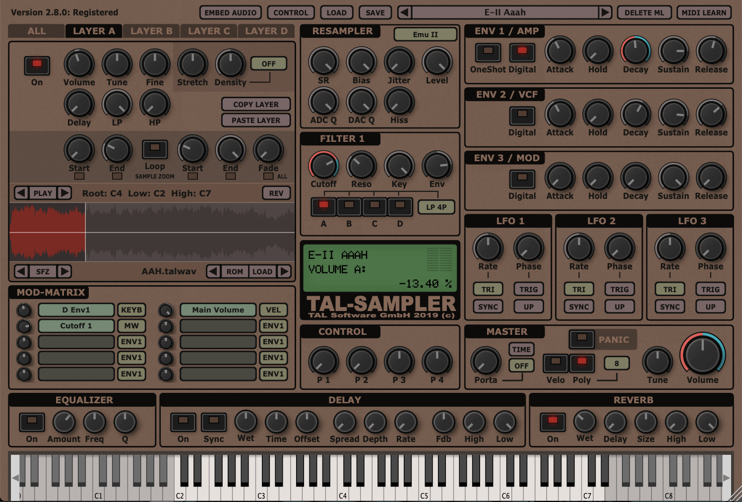 Togu Audio Line – TAL-Sampler 2.8.0 VSTi, AAX, AU WIN.OSX x86 x64