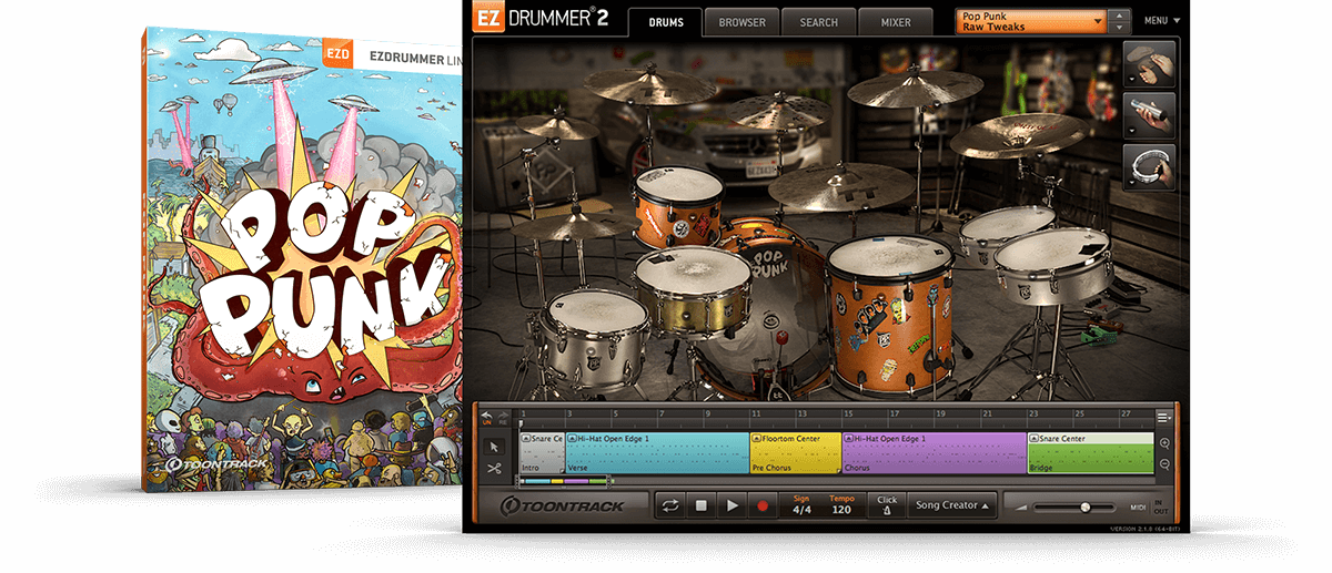 Toontrack – Pop-Punk EZX (SOUNDBANK)