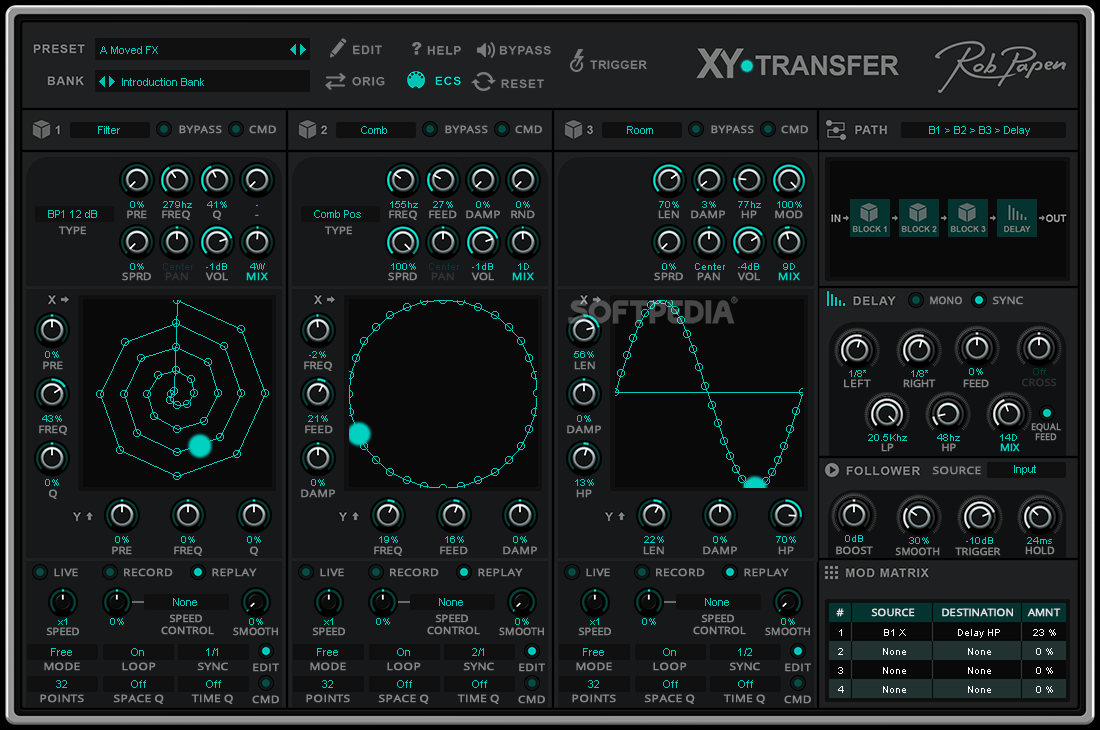 Rob Papen – XY-Transfer 1.0.0 VST, AAX x86 x64