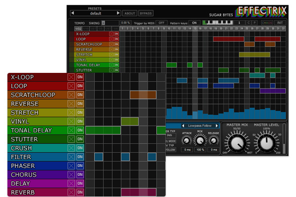 Sugar Bytes – Effectrix 1.4.4 STANDALONE, VST, AAX, AU WIN.OSX x64