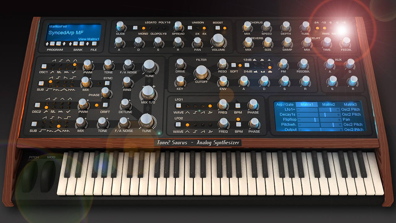 Tone2 – Saurus 2.6.0 STANDALONE, VSTi x64
