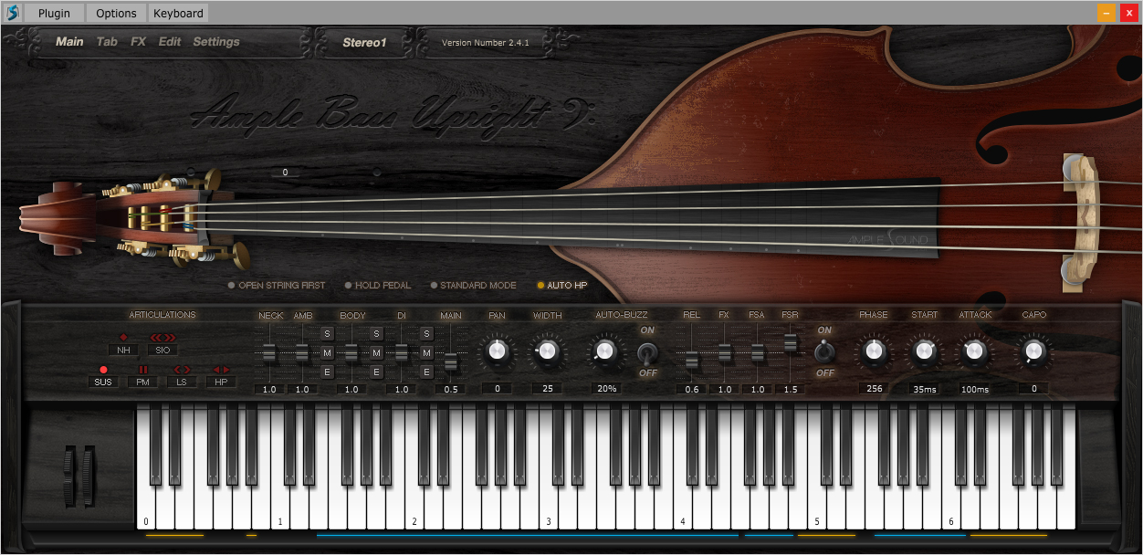 Ample Sound – Ample Bass Upright III v3.2.0 VSTi, VSTi3, AAX, AUi WIN.OSX x64