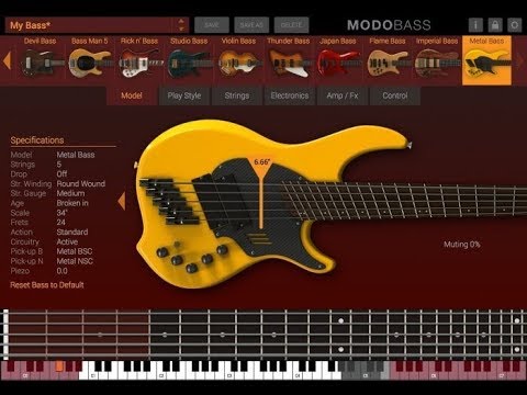 IK Multimedia – MODO BASS 1.5.2 STANDALONE, VSTi, VSTi3, AAX, AU WIN.OSX x64