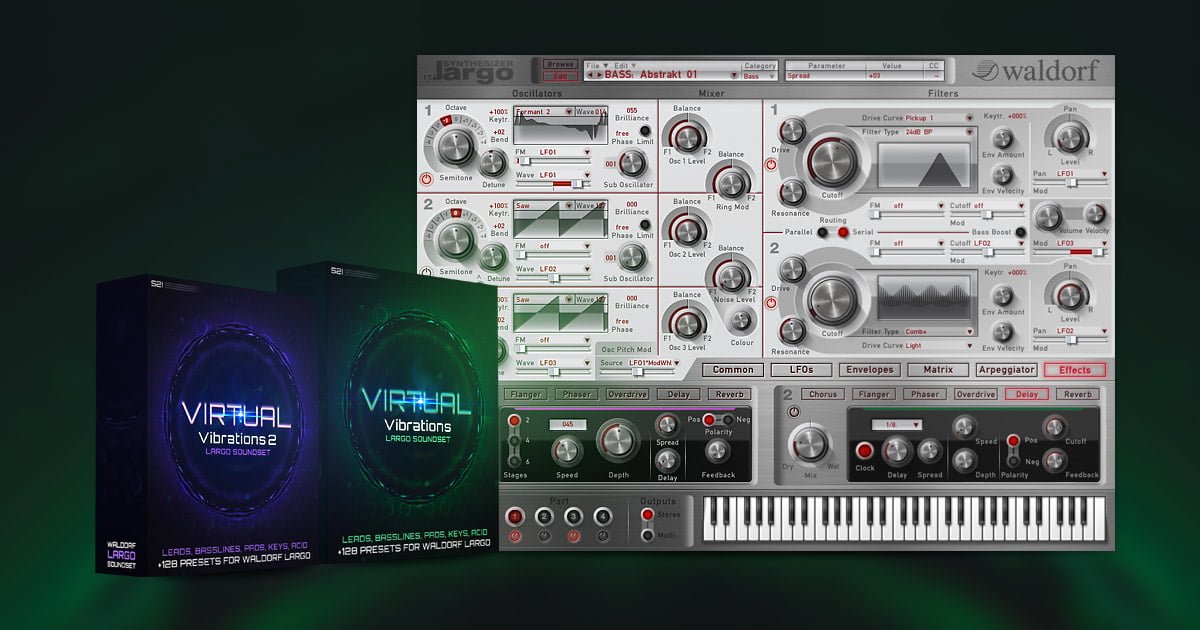 Sounds 2 Inspire – Virtual Vibrations Bundled Soundset for Waldorf Largo VSTi PRESETS