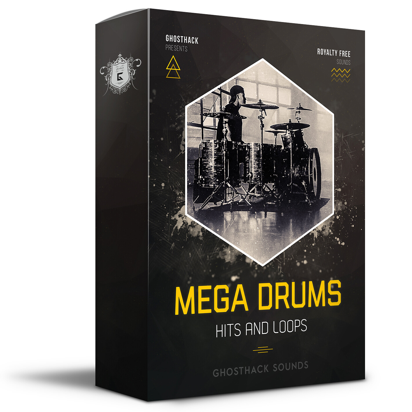 Ghosthack – Mega Drums – Hits and Loops (WAV)