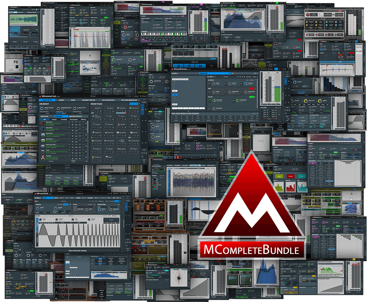MeldaProduction – MCompleteBundle 14.13 VST, VST3, AAX x86 x64