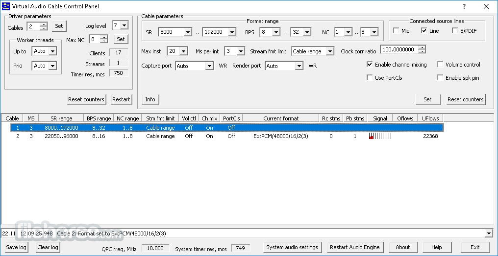 Virtual Audio Cable v4.64 WiN
