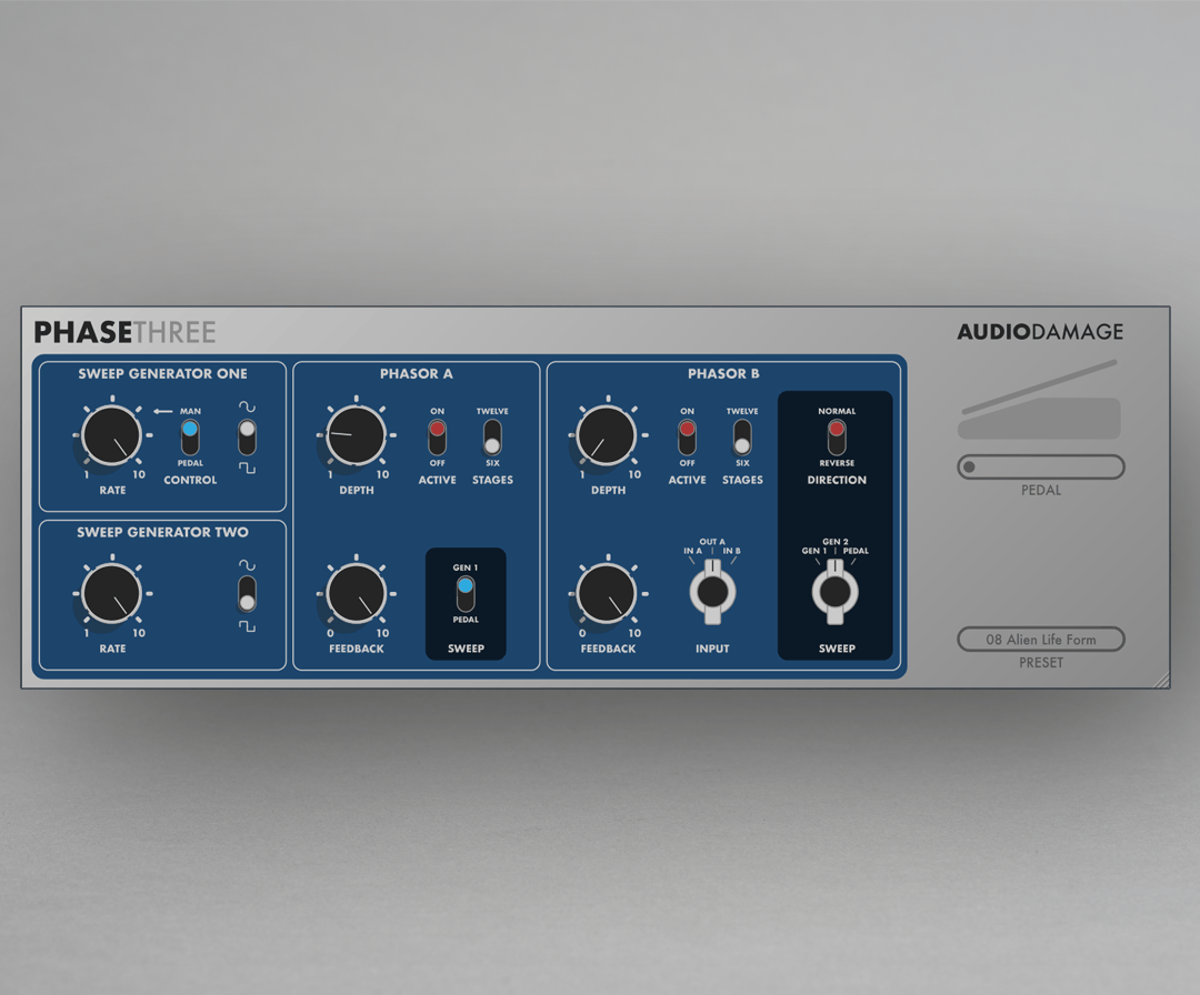 Audio Damage – AD048 PhaseThree 3.1.0 VST, VST3, AAX, AU WIN.OSX.LINUX x64