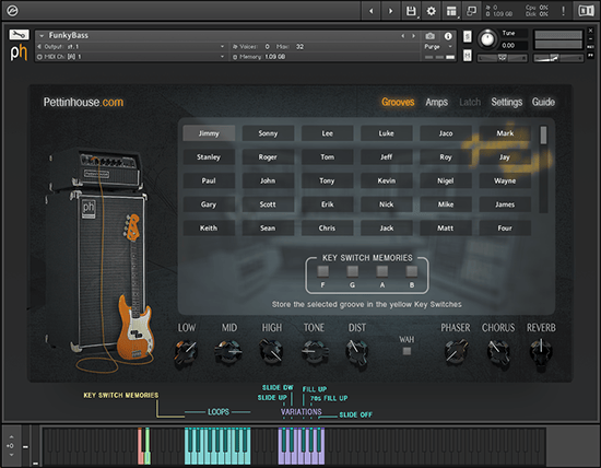 Pettinhouse – FunkyBass 1.1 (KONTAKT)