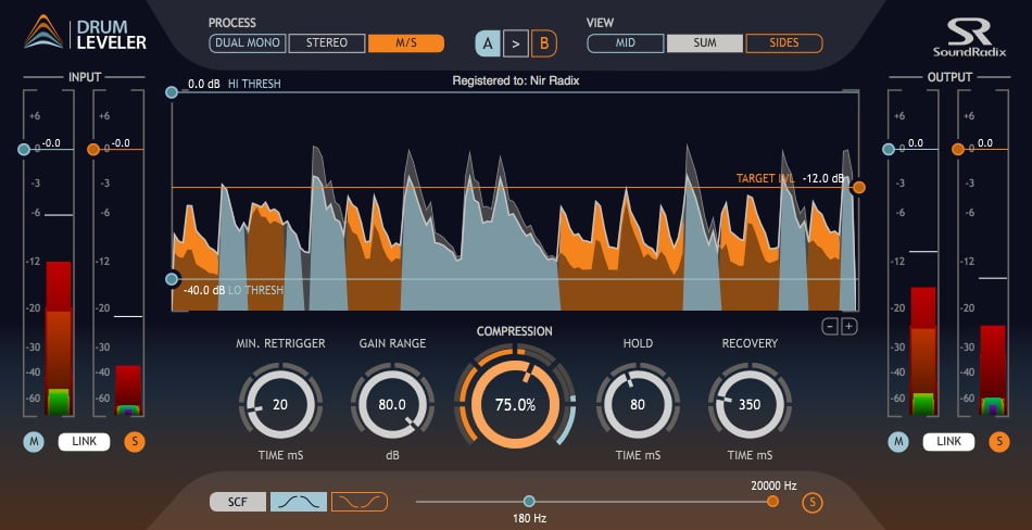 Sound Radix – Drum Leveler 1.2.0 VST, VST3, AAX x64