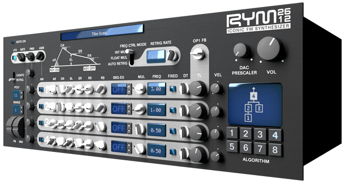 Inphonik – RYM2612 Iconic FM Synthesizer 1.0.5 VSTi, VSTi3, AAX, AUi WIN.OSX x86 x64