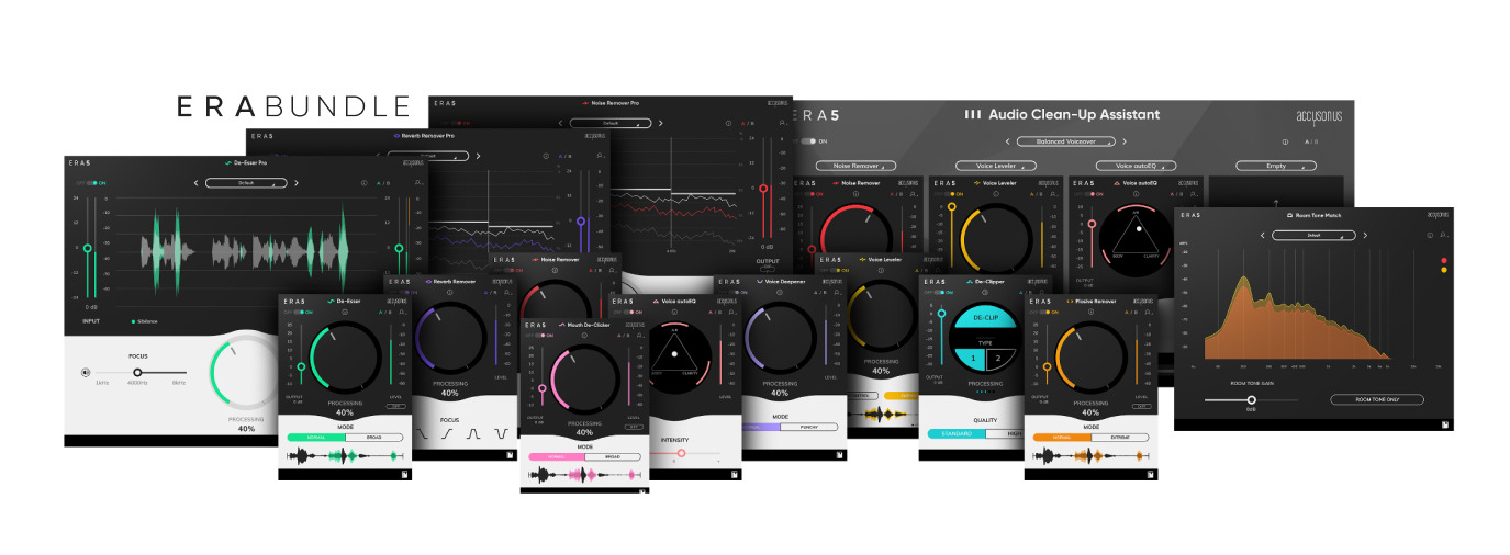 Accusonus – ERA-Bundle Pro 5.3.00 + Voice Changer 1.1.00 VST, VST3 x64