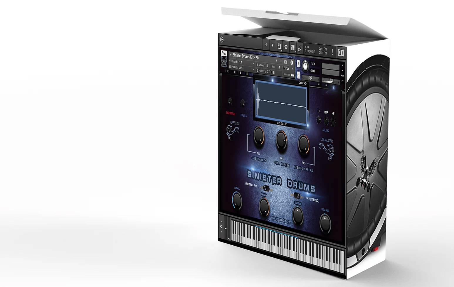 Vip Soundlab – Sinister Drums HD (KONTAKT)