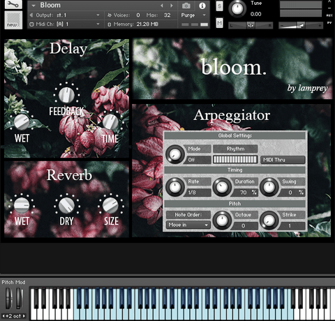 Instruments by Lamprey – Bloom (KONTAKT)