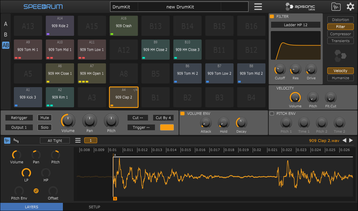 Apisonic Labs – Speedrum 1.0.7.1 VSTi, VSTi3, AUi WIN.OSX.LINUX x64