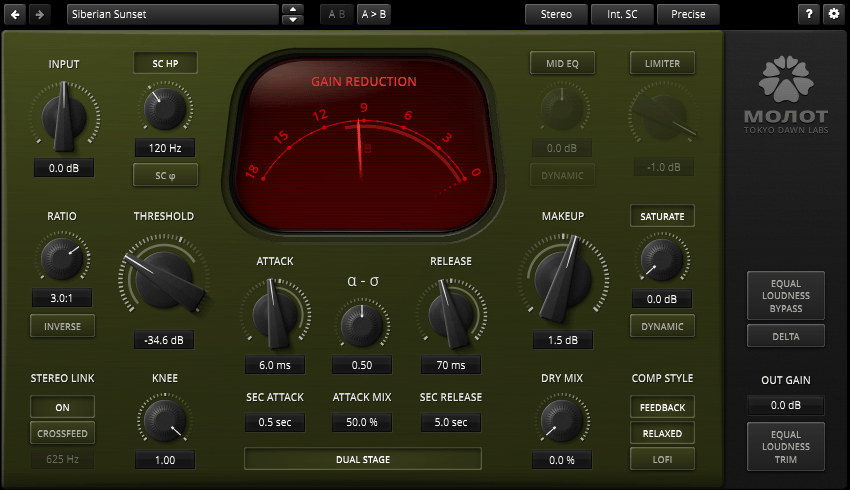 Tokyo Dawn Records – TDR Molot GE 1.0.4 VST, VST3, AAX, AU WIN.OSX x86 x64