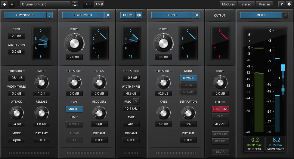 Tokyo Dawn Records – TDR Limiter 6 GE 1.2.4 VST, VST3, AAX, AU WIN.OSX x86 x64