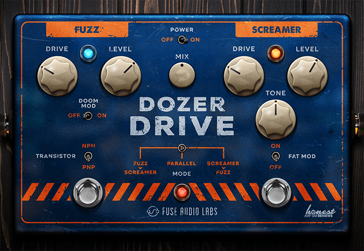 Fuse Audio Labs – Dozer Drive 1.0.0 VST, VST3, AAX, AU WIN.OSX x86 x64