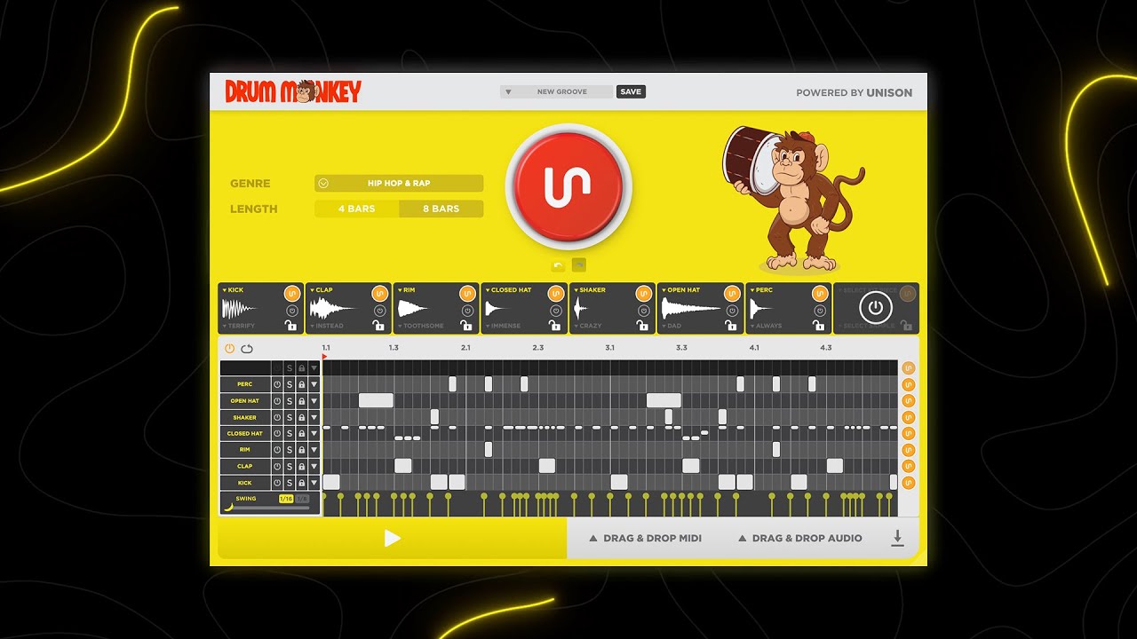 Unison – Drum Monkey 1.0.150 VSTi, VSTi3, AAX x64
