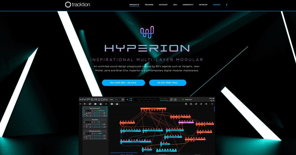 Tracktion Software & Wavesequencer – Hyperion 1.14 STANDALONE, VSTi3, AUi WIN.OSX x64