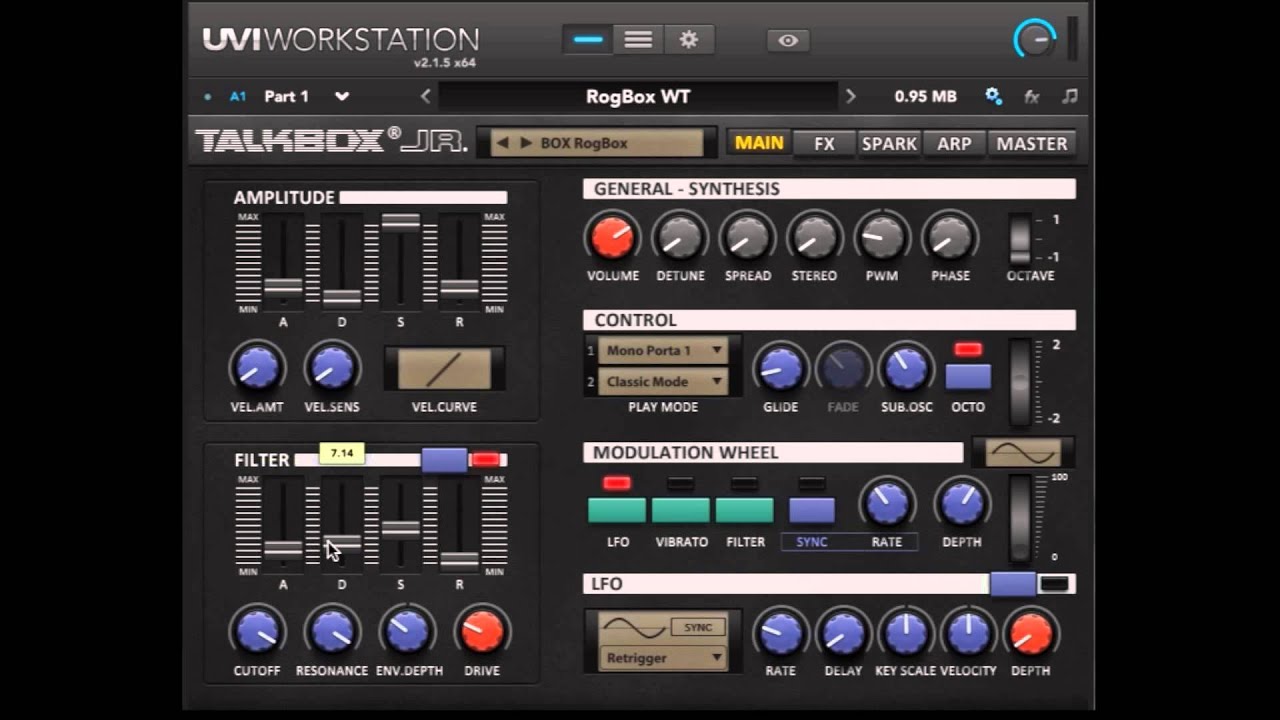 Gospel Musicians – Talkbox Jr (UVI Falcon)