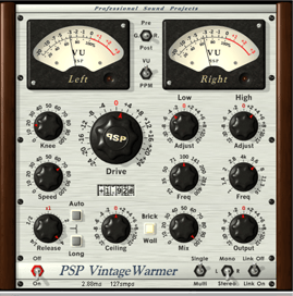 PSPaudioware – PSP VintageWarmer2 v2.10.0 VST, VST3, AAX x64
