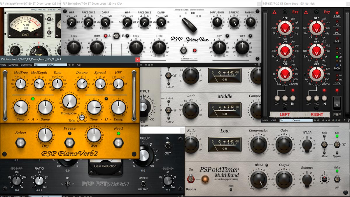 PSPaudioware – PSP Plugins Bundle 2022.1 VST, VST3, AAX x64