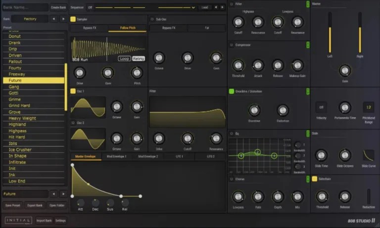 Initial Audio – 808 Studio 2 v2.1.1 STANDALONE, VSTi, VSTi3, AUi WIN x86 x64