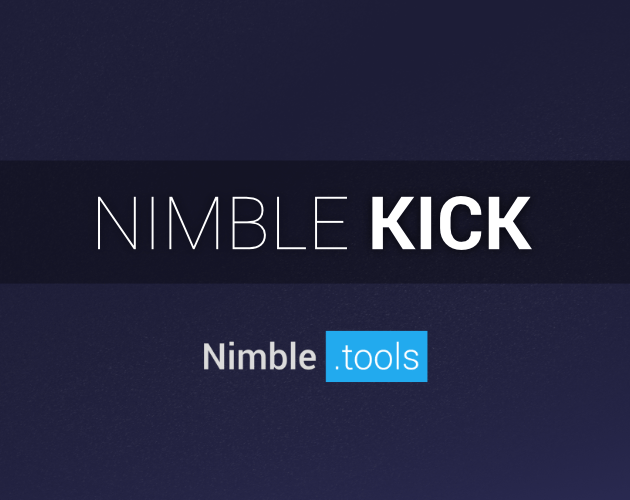 Nimble Tools – Nimble Kick 1.1.0 VST3 x64 – drum sampler