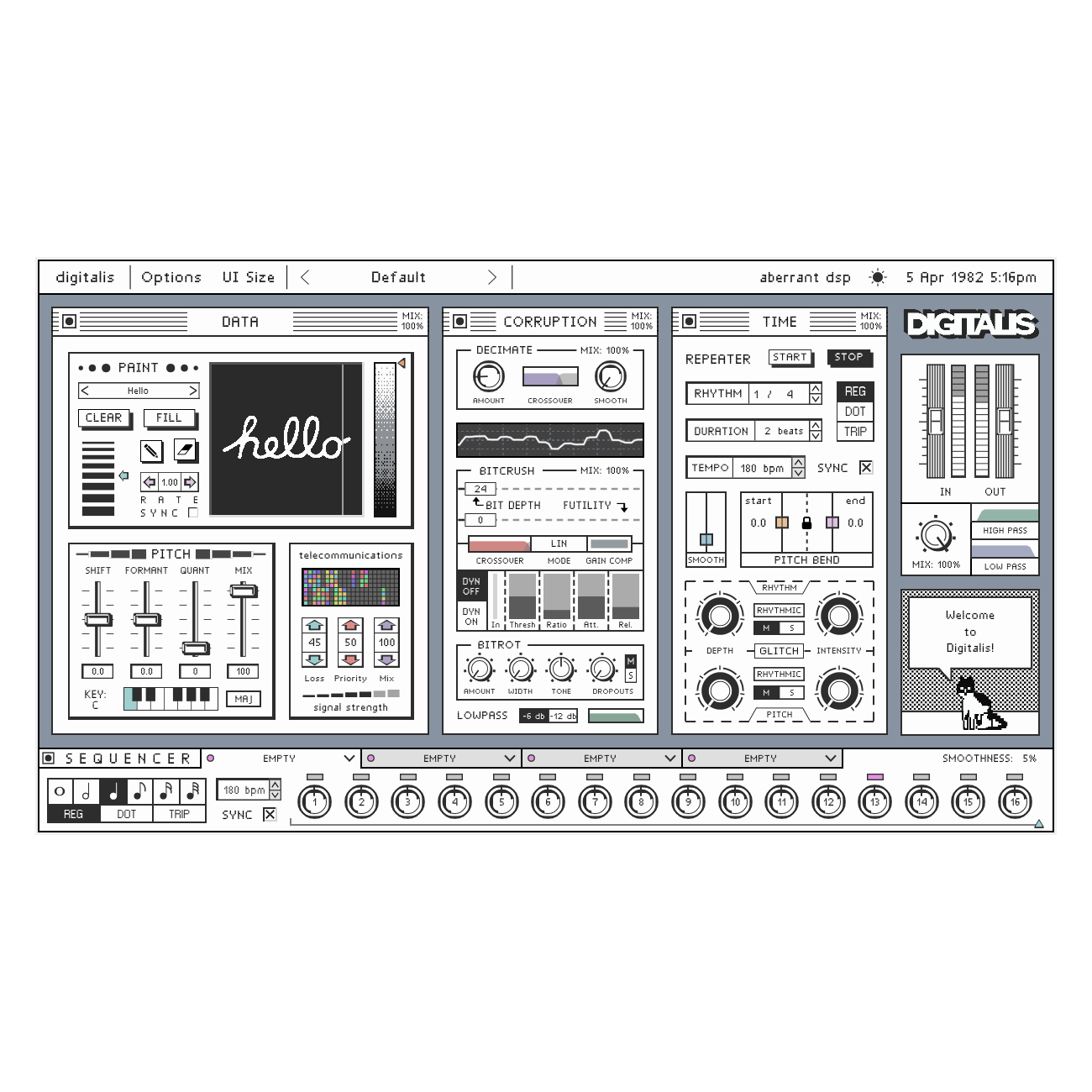 Aberrant DSP – Digitalis v1.1 VST, AAX, AU WIN.OSX x64