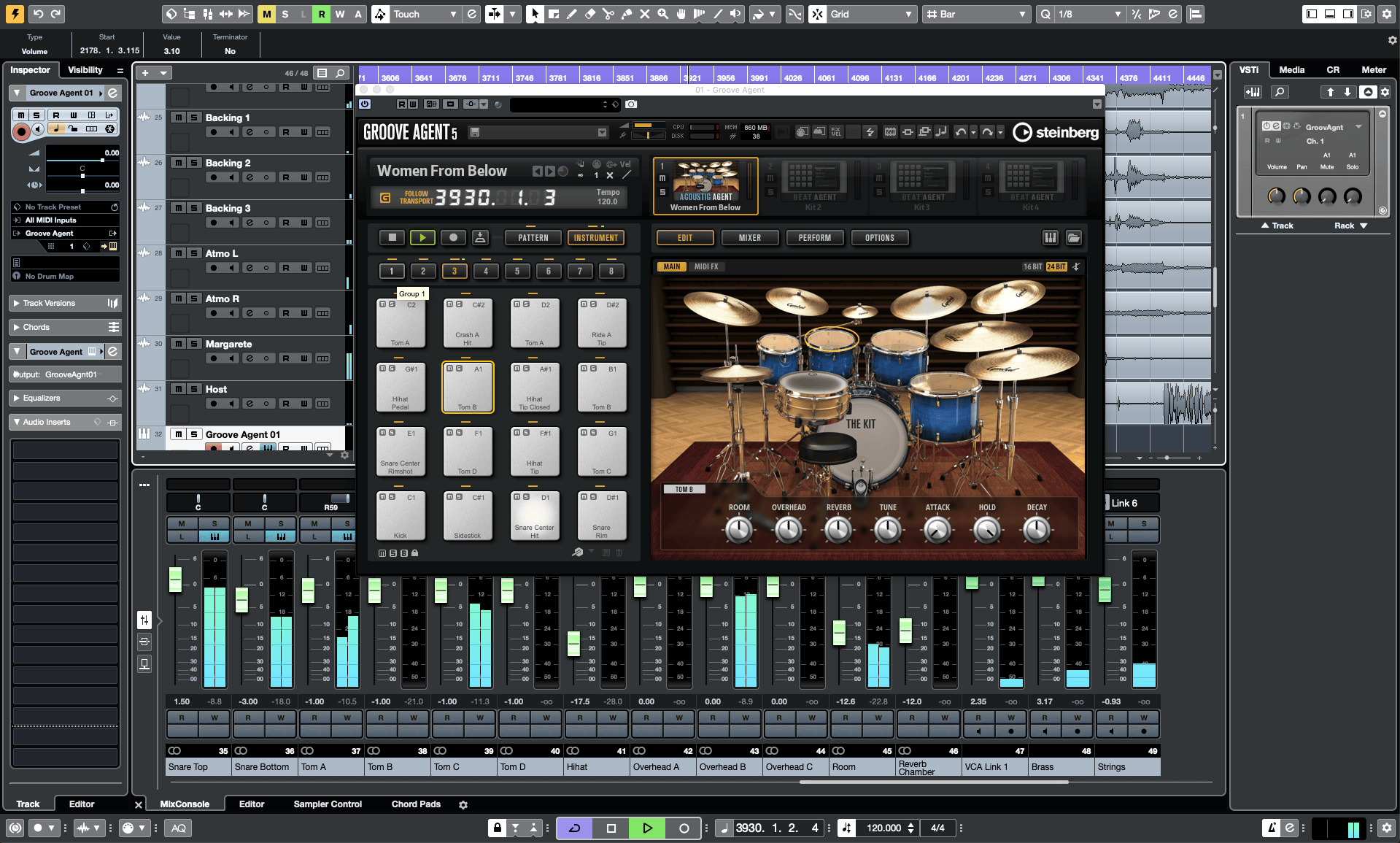 Steinberg – Groove Agent 5 v5.1.11 STANDALONE, VSTi, VSTi3, AAX x64