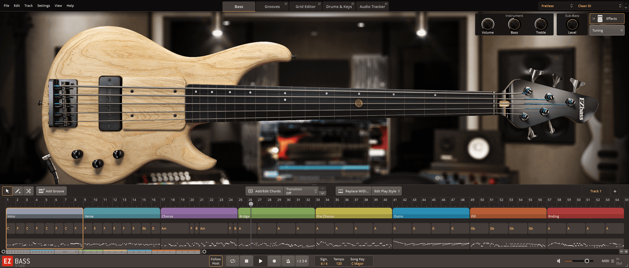 Toontrack – Fretless EBX Library Update v1.0.2 (SOUNDBANK)