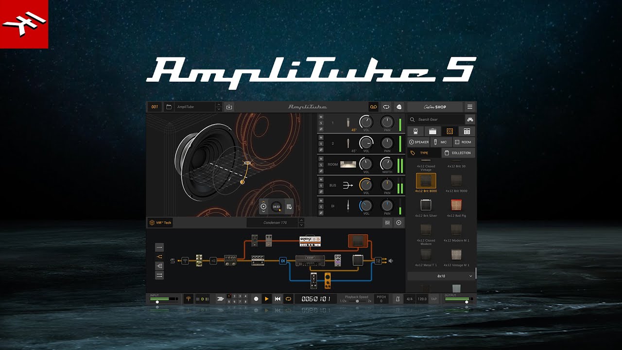 IK Multimedia – AmpliTube v5.5.0 Standalone, VST3, VST, AAX x64