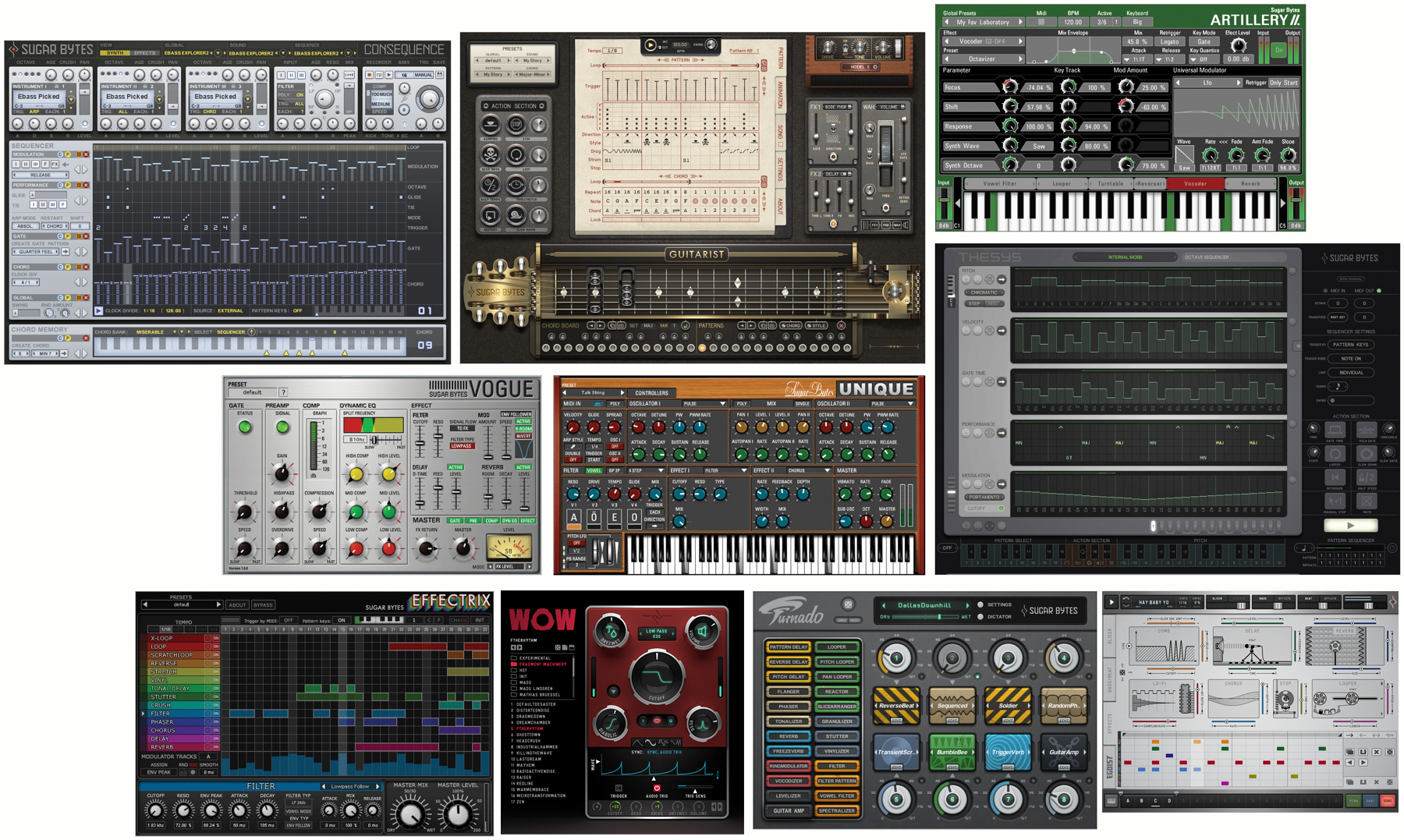 Sugar Bytes – FX Bundle VST2, VSTi3, AAX NO INSTALL