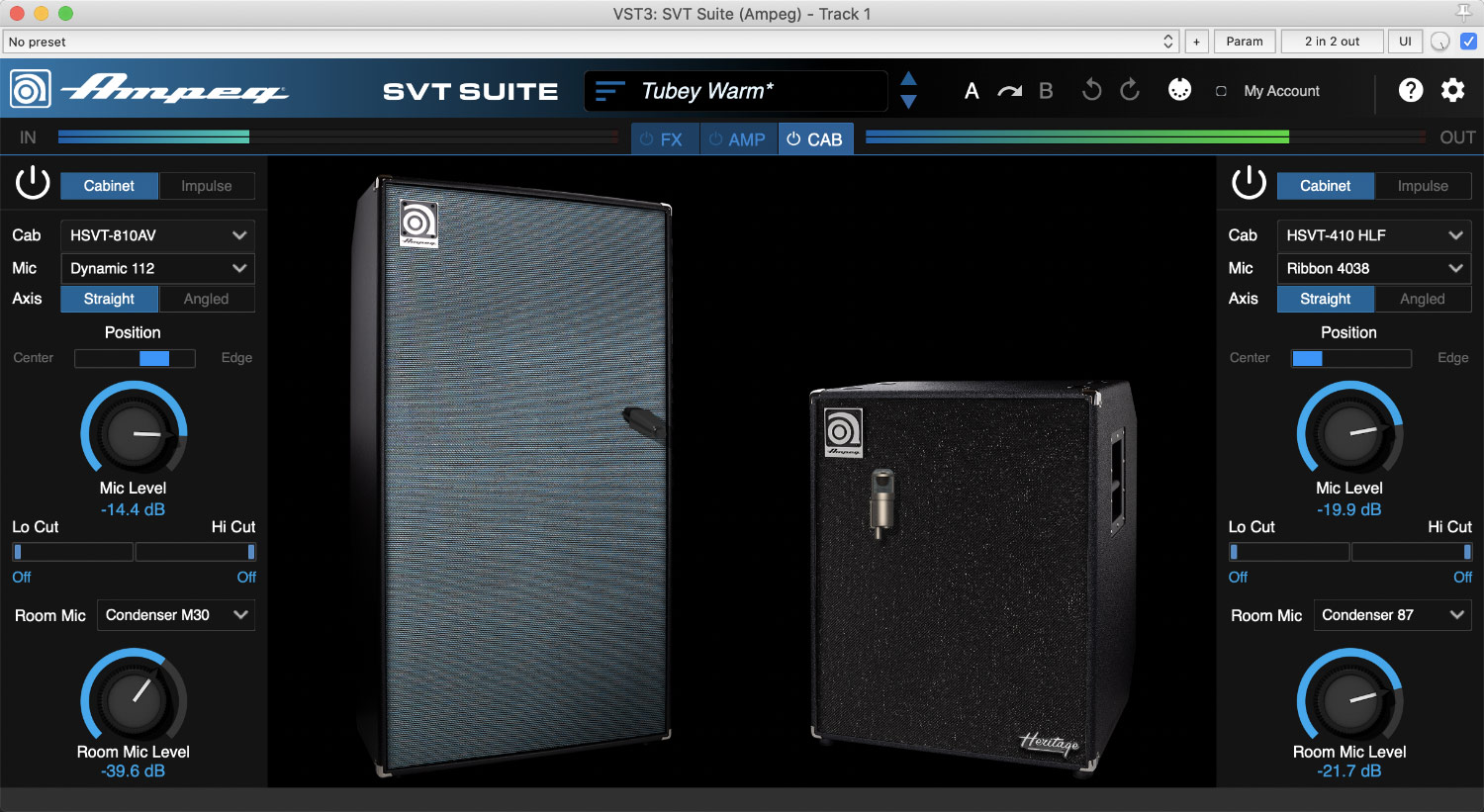 Yamaha Guitar Group – Ampeg SVT Suite v1.10 STANDALONE, VST, VST3, AAX x64