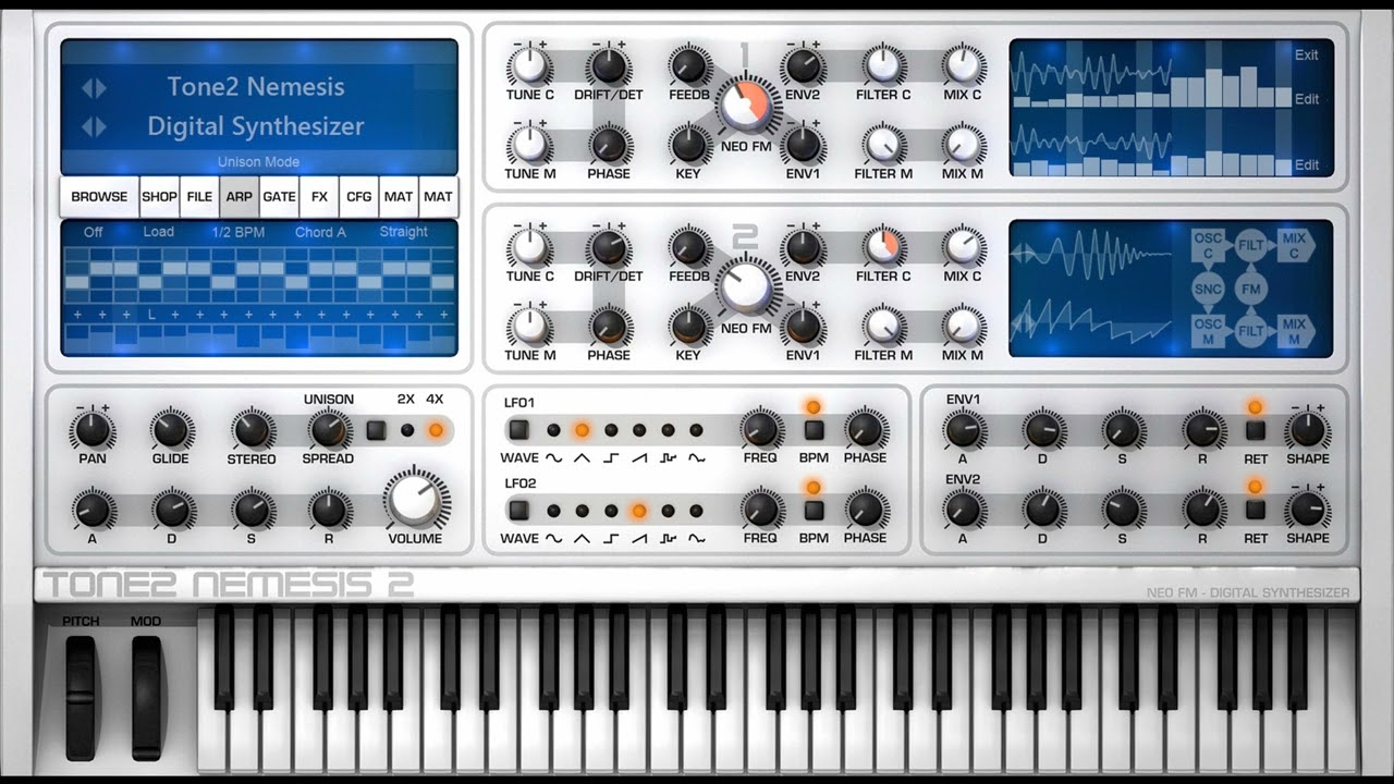 Tone2 – Nemesis v2.4.0 STANDALONE, VSTi, VSTi3 x64