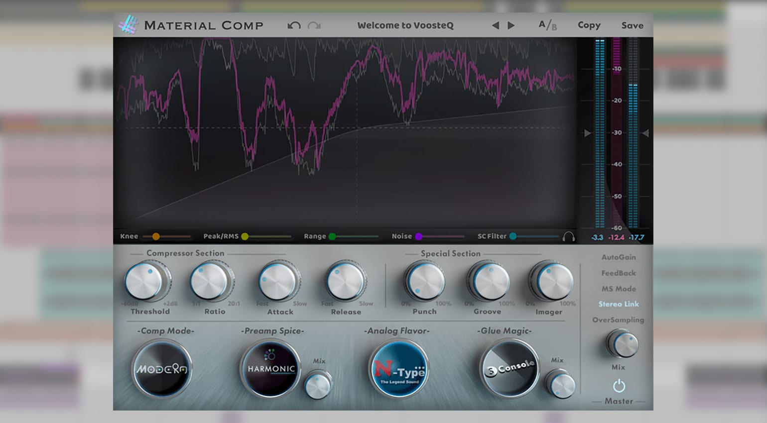 VoosteQ – Material Comp v1.7.1 VST, VST3, AAX x64