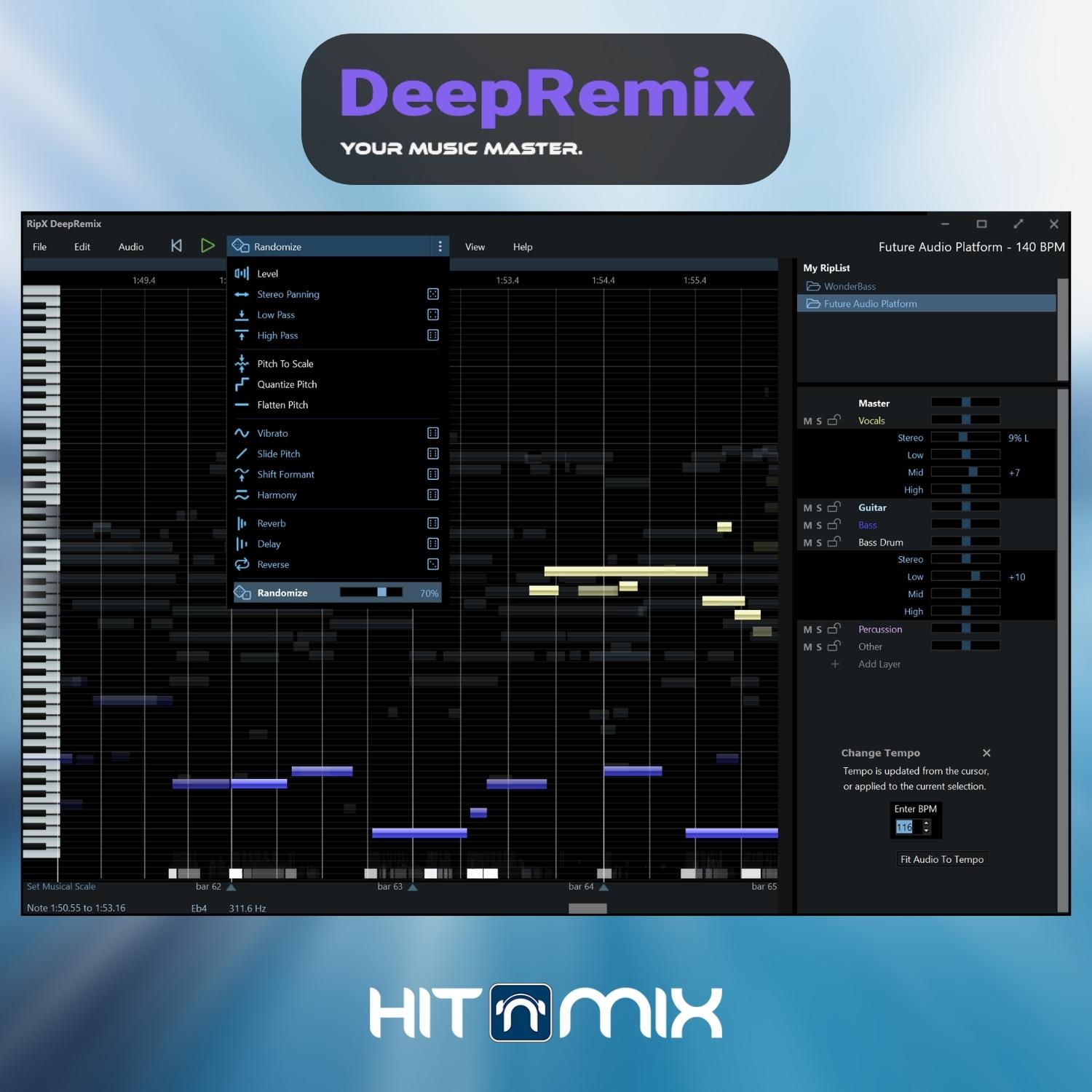 Hit’n’Mix – RipX DeepRemix v6.0.3 Standalone, VST3, AAX x64