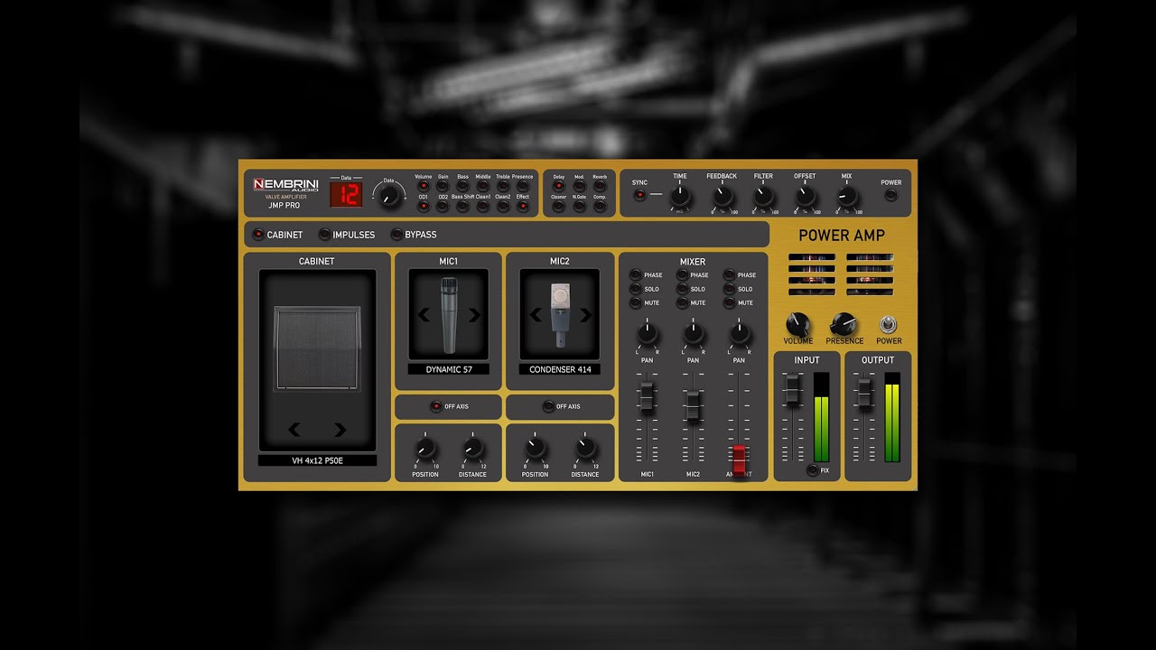 Nembrini Audio – JMP Pro Valve Guitar Amplifier v1.0.0 VST3 x64
