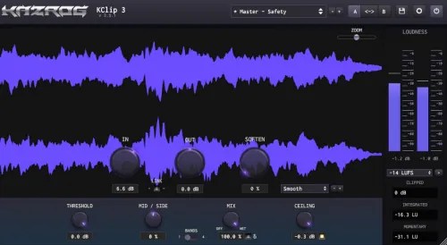 Kazrog – KClip v3.5.1 VST, VST3, AAX, AU WIN.OSX x64
