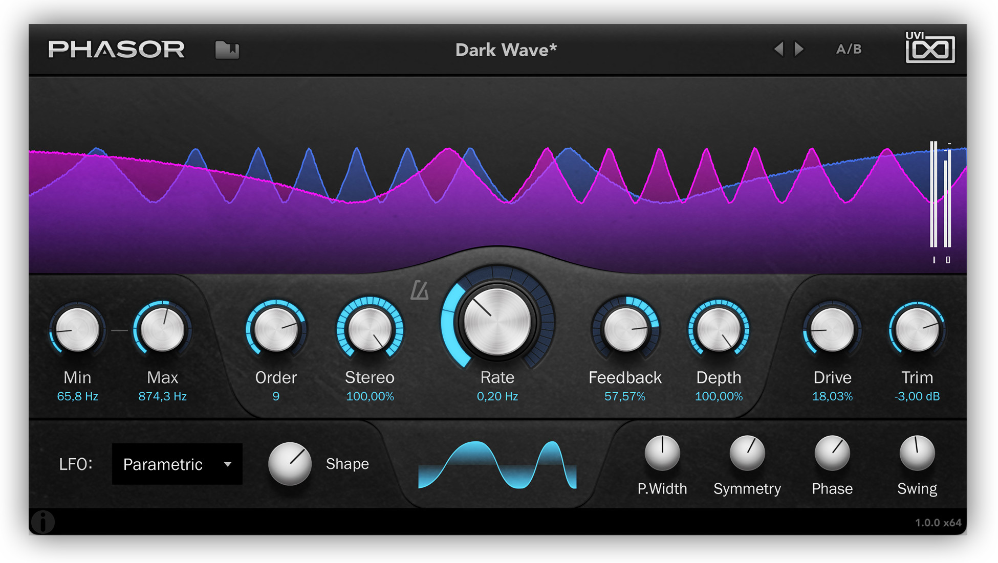 UVI – Phasor v1.0.0 VST, VST3, AAX x64