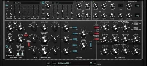 GForce Software – Minimonsta2 v1.0.1 STANDALONE, VSTi, VST3i, AAX x64