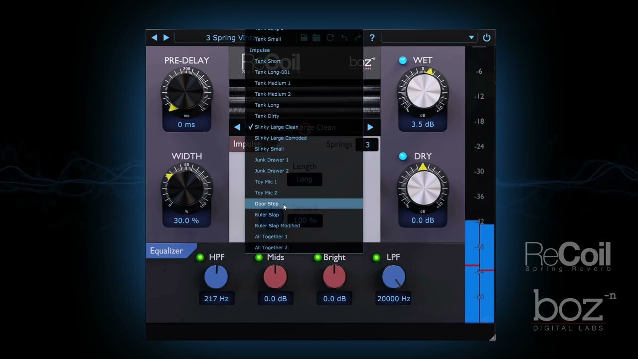 Boz Digital Labs – ReCoil v1.0.0 VST, VST3, AAX, AU WIN.OSX x64