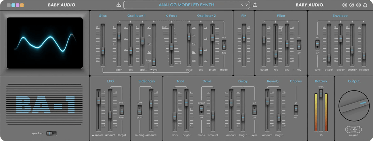 BABY Audio – BA-1 v1.1.0 SAL, VSTi, VST3i, AAX, AU WIN.OSX x86 x64