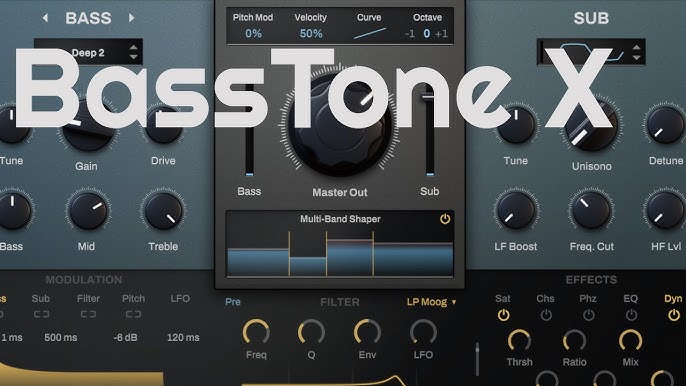 SoundFingers – BassTone X v1.0.0 VSTi3, AAX x64