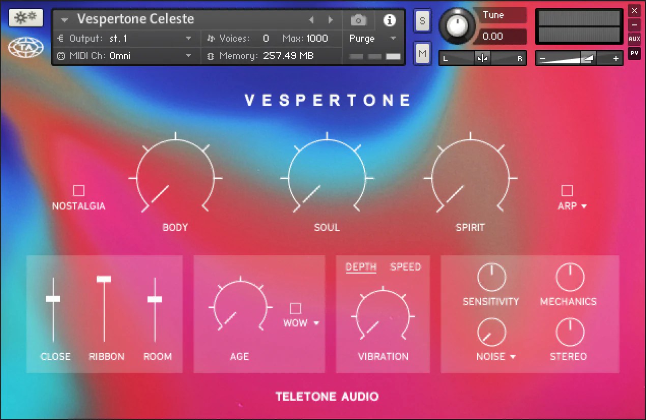 Teletone Audio – Vespertone (KONTAKT)