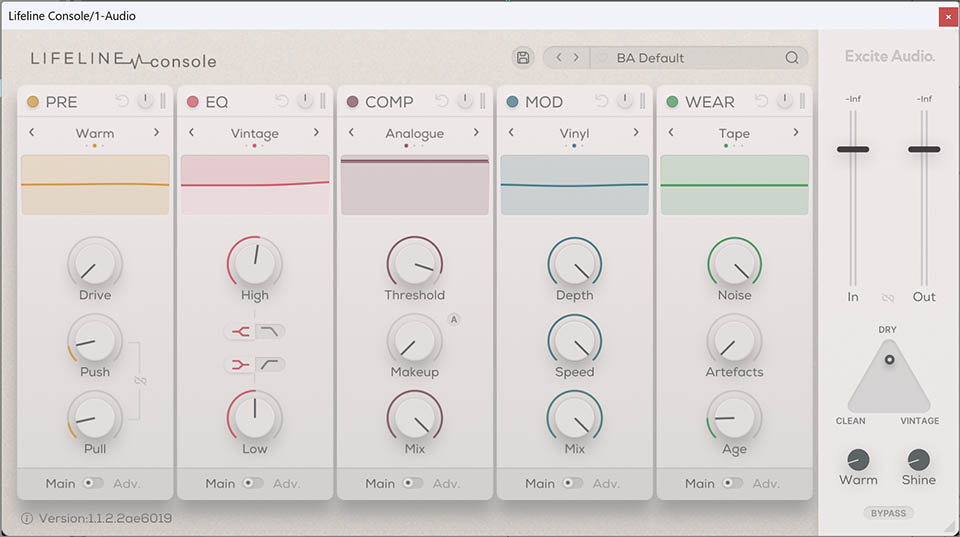Excite Audio – Lifeline Console v1.1.2.2 STANDALONE, VST3, VST2, AAX x86 x64 