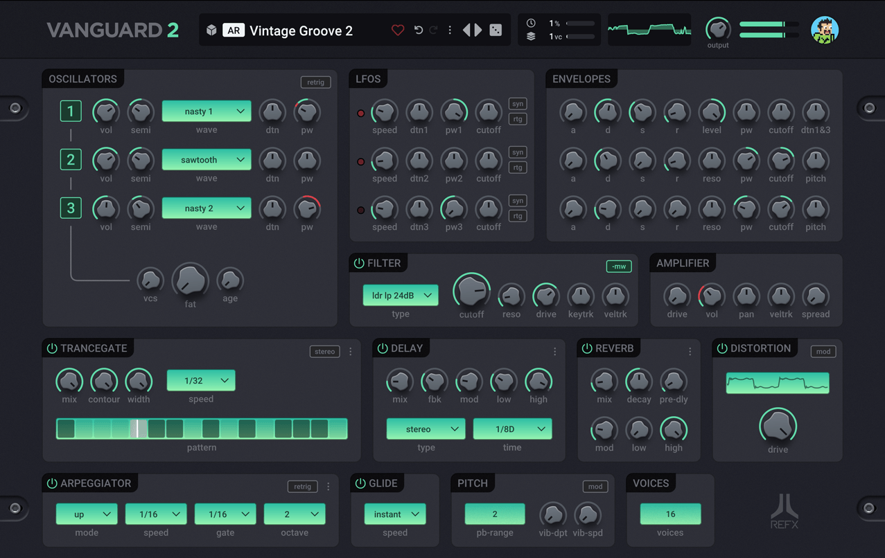 reFX – Vanguard 2 v2.0.7 Rev2 VSTi, VST3i, AAX x64