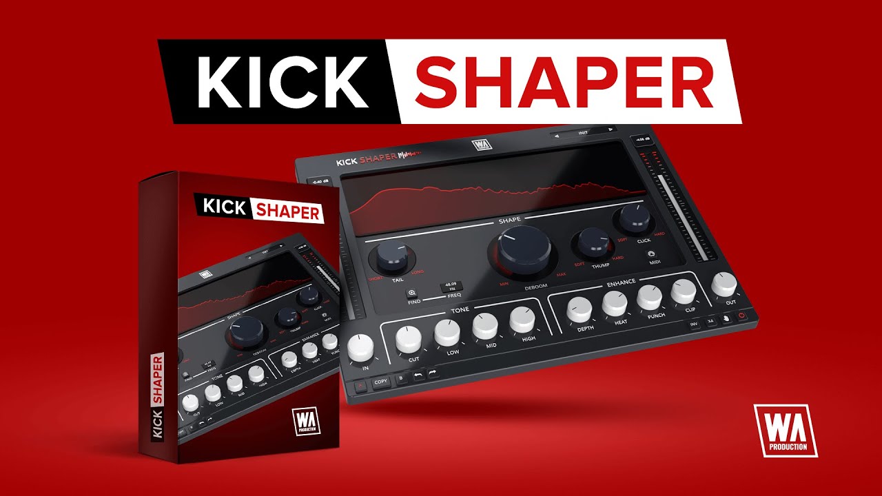 W.A. Production – KickShaper v.1.0.0 VST, AU, AAX, VST3 х64